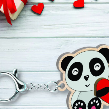 Intra απο ξύλο plywood 3mm-4mm πάχος – Πακέτο μπρελόκ για την ημέρα του Αγίου Βαλεντίνου Δίασταση  5x5 cm INTRAFABR-109753471 - Image 5