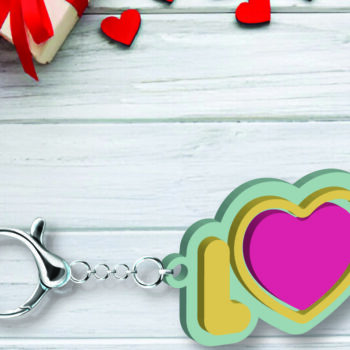 Intra απο ξύλο plywood 3mm-4mm πάχος – Πακέτο μπρελόκ για την ημέρα του Αγίου Βαλεντίνου Δίασταση  5x5 cm INTRAFABR-109753471 - Image 8