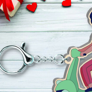 Intra απο ξύλο plywood 3mm-4mm πάχος – Πακέτο μπρελόκ για την ημέρα του Αγίου Βαλεντίνου Δίασταση  5x5 cm INTRAFABR-109753471 - Image 9