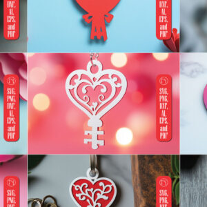 Intra απο ξύλο plywood 3mm-4mm πάχος – Πακέτο μπρελόκ για την ημέρα του Αγίου Βαλεντίνου Δίασταση  5x5 cm INTRAFABR-114012110