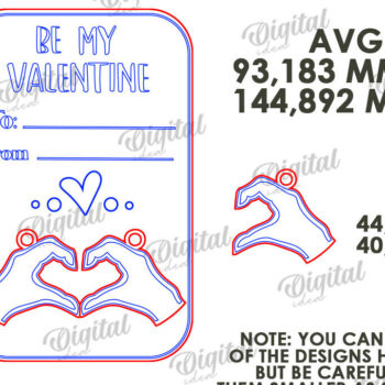 Intra απο ξύλο plywood 3mm-4mm πάχος – Μπρελόκ για την ημέρα του Αγίου Βαλεντίνου Δωροκάρτα Laser Δίασταση  5x5 cm INTRAFABR-111208702 - Image 2