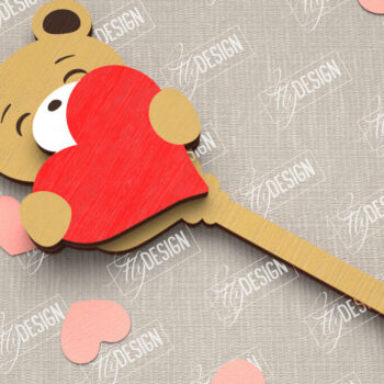 Intra απο ξύλο plywood 3mm-4mm πάχος – Πακέτο κλειδιών για την ημέρα του Αγίου Βαλεντίνου | Ιδέα δώρου Δίασταση 20x20 cm INTRAFABR-109808586 - Image 9