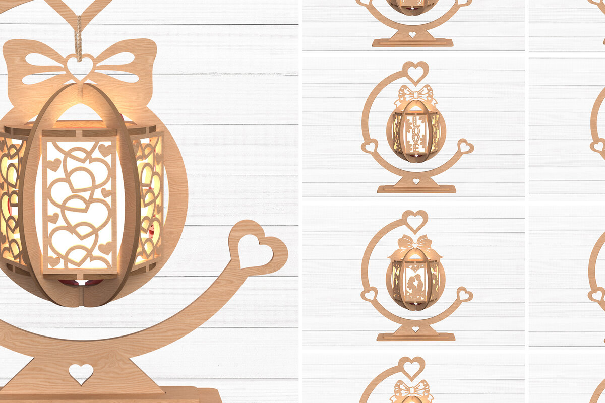 Intra απο ξύλο plywood 3mm-4mm πάχος – Πακέτο φαναριών για την ημέρα του Αγίου Βαλεντίνου Δίασταση  20x20 cm INTRAFABR-112747872