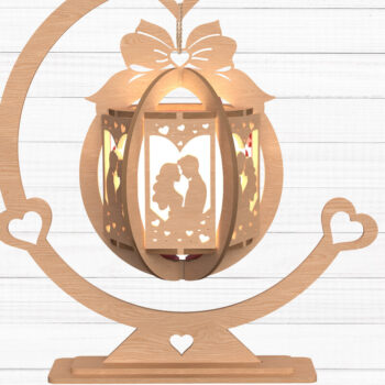 Intra απο ξύλο plywood 3mm-4mm πάχος – Πακέτο φαναριών για την ημέρα του Αγίου Βαλεντίνου Δίασταση  20x20 cm INTRAFABR-112747872 - Image 7