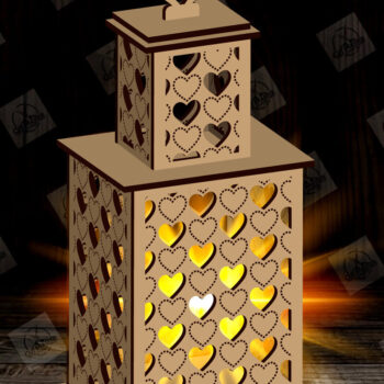 Intra απο ξύλο plywood 3mm-4mm πάχος – Πακέτο κοπής φαναριού για την ημέρα του Αγίου Βαλεντίνου Δίασταση  20x20 cm INTRAFABR-115157324 - Image 11