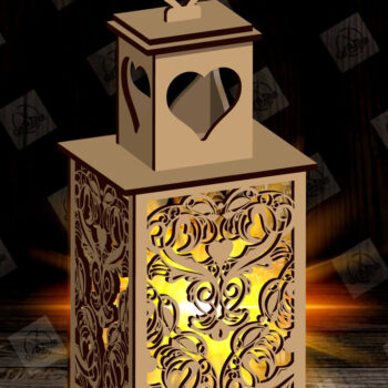 Intra απο ξύλο plywood 3mm-4mm πάχος – Πακέτο κοπής φαναριού για την ημέρα του Αγίου Βαλεντίνου Δίασταση  20x20 cm INTRAFABR-115157230 - Image 6