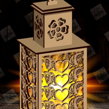 Intra απο ξύλο plywood 3mm-4mm πάχος – Πακέτο κοπής φαναριού για την ημέρα του Αγίου Βαλεντίνου Δίασταση  20x20 cm INTRAFABR-115157230 - Image 7