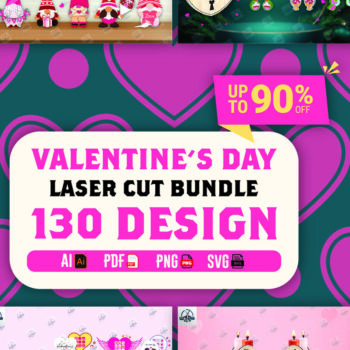 Intra απο ξύλο plywood 3mm-4mm πάχος – Πακέτο Cut για την Ημέρα του Αγίου Βαλεντίνου Δίασταση  20x20 cm INTRAFABR-115158033 - Image 1