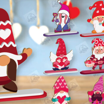 Intra απο ξύλο plywood 3mm-4mm πάχος – Πακέτο Cut για την Ημέρα του Αγίου Βαλεντίνου Δίασταση  20x20 cm INTRAFABR-115158033 - Image 14