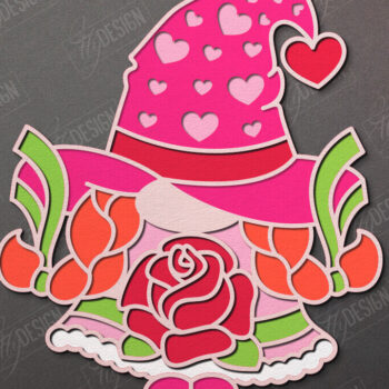 Intra απο ξύλο plywood 3mm-4mm πάχος – Πακέτο με πολυεπίπεδα στοιχειά για την ημέρα του Αγίου Βαλεντίνου Δίασταση  20x20 cm INTRAFABR-111808146 - Image 3