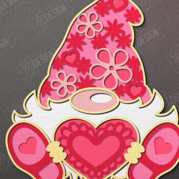 Intra απο ξύλο plywood 3mm-4mm πάχος – Πακέτο με πολυεπίπεδα στοιχειά για την ημέρα του Αγίου Βαλεντίνου Δίασταση  20x20 cm INTRAFABR-111808146 - Image 6