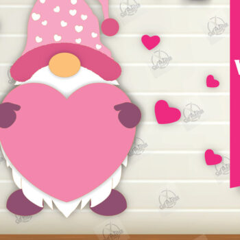 Intra απο ξύλο plywood 3mm-4mm πάχος – Κοψίματα με λέιζερ για την ημέρα του Αγίου Βαλεντίνου Δίασταση  20x20 cm INTRAFABR-112336082 - Image 1