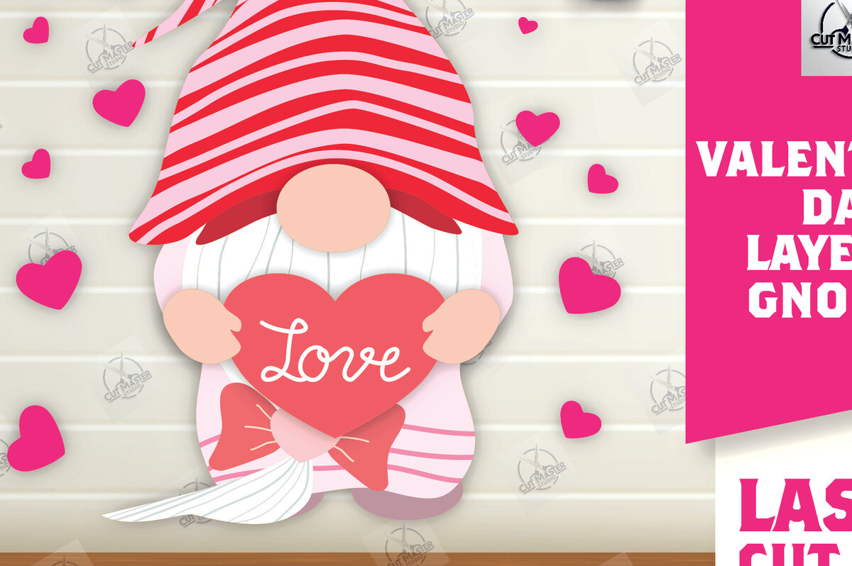 Intra απο ξύλο plywood 3mm-4mm πάχος – Κοψίματα με λέιζερ για την ημέρα του Αγίου Βαλεντίνου Δίασταση  20x20 cm INTRAFABR-112336385