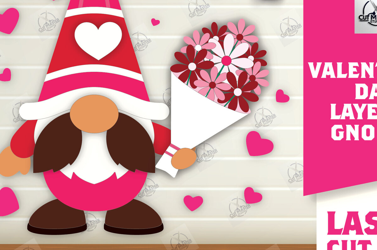 Intra απο ξύλο plywood 3mm-4mm πάχος – Κοψίματα με λέιζερ για την ημέρα του Αγίου Βαλεντίνου Δίασταση  20x20 cm INTRAFABR-112336409