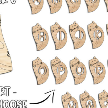 Intra απο ξύλο plywood 3mm-4mm πάχος – Ημέρα του Αγίου Βαλεντίνου Love Keychain Letter V Δίασταση  5x5 cm INTRAFABR-113525311 - Image 2