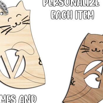 Intra απο ξύλο plywood 3mm-4mm πάχος – Ημέρα του Αγίου Βαλεντίνου Love Keychain Letter V Δίασταση  5x5 cm INTRAFABR-113525311 - Image 3