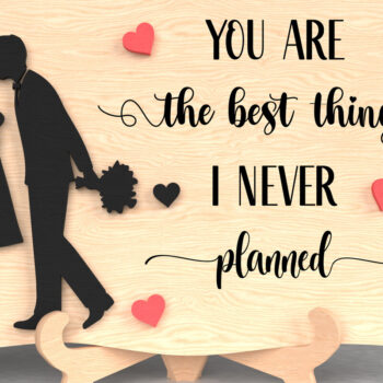 Intra απο ξύλο plywood 3mm-4mm πάχος – Πακέτα αγάπης για την ημέρα του Αγίου Βαλεντίνου Δίασταση  20x20 cm INTRAFABR-110819861 - Image 3