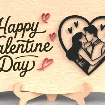 Intra απο ξύλο plywood 3mm-4mm πάχος – Πακέτα αγάπης για την ημέρα του Αγίου Βαλεντίνου Δίασταση  20x20 cm INTRAFABR-110819861 - Image 5