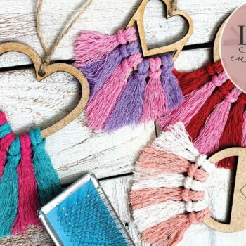 Intra απο ξύλο plywood 3mm-4mm πάχος – Ημέρα του Αγίου Βαλεντίνου Macrame Δίασταση  20x20 cm INTRAFABR-75009968 - Image 5