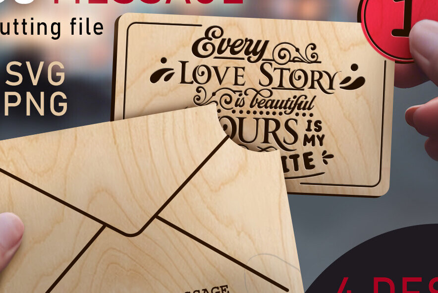 Intra απο ξύλο plywood 3mm-4mm πάχος – Μήνυμα για την Ημέρα του Αγίου Βαλεντίνου Μέρος 2 Δίασταση  20x20 cm INTRAFABR-89470535