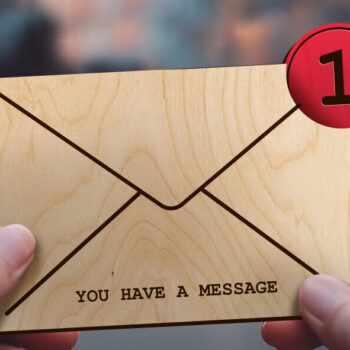 Intra απο ξύλο plywood 3mm-4mm πάχος – Μήνυμα για την Ημέρα του Αγίου Βαλεντίνου Μέρος 2 Δίασταση  20x20 cm INTRAFABR-89470535 - Image 2