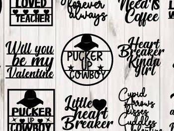 Intra απο ξύλο plywood 3mm-4mm πάχος – Πακέτο λέιζερ μετάλλων για την ημέρα του Αγίου Βαλεντίνου Δίασταση  20x20 cm INTRAFABR-97385445 - Image 1