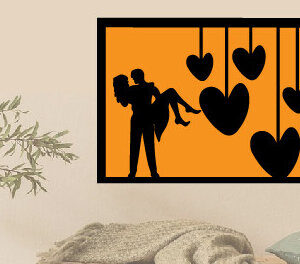 Intra απο ξύλο plywood 3mm-4mm πάχος – Αρχείο κοπής μετάλλου με λέιζερ για την ημέρα του Αγίου Βαλεντίνου Δίασταση  20x20 cm INTRAFABR-88087413