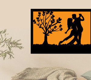 Intra απο ξύλο plywood 3mm-4mm πάχος – Αρχείο κοπής μετάλλου με λέιζερ για την ημέρα του Αγίου Βαλεντίνου Δίασταση  20x20 cm INTRAFABR-88087300