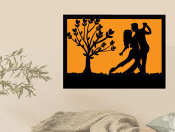 Intra απο ξύλο plywood 3mm-4mm πάχος – Αρχείο κοπής μετάλλου με λέιζερ για την ημέρα του Αγίου Βαλεντίνου Δίασταση  20x20 cm INTRAFABR-88087300 - Image 1