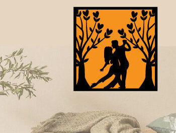 Intra απο ξύλο plywood 3mm-4mm πάχος – Αρχείο κοπής μετάλλου με λέιζερ για την ημέρα του Αγίου Βαλεντίνου Δίασταση  20x20 cm INTRAFABR-88086681 - Image 1