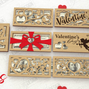 Intra απο ξύλο plywood 3mm-4mm πάχος – Πακέτο θήκης χρημάτων για την ημέρα του Αγίου Βαλεντίνου Δίασταση 20x20 cm INTRAFABR-111358168