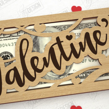 Intra απο ξύλο plywood 3mm-4mm πάχος – Πακέτο θήκης χρημάτων για την ημέρα του Αγίου Βαλεντίνου Δίασταση  20x20 cm INTRAFABR-111358168 - Image 8