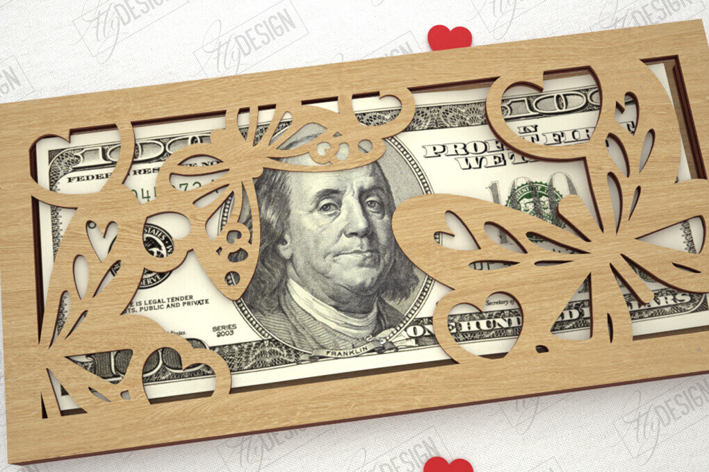 Intra απο ξύλο plywood 3mm-4mm πάχος – Κάτοχος χρημάτων για την ημέρα του Αγίου Βαλεντίνου | Ιδέα δώρου Δίασταση  20x20 cm INTRAFABR-111357946