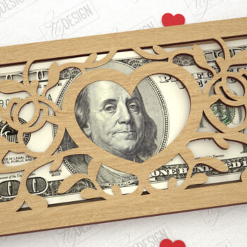 Intra απο ξύλο plywood 3mm-4mm πάχος – Κάτοχος χρημάτων για την ημέρα του Αγίου Βαλεντίνου | Ιδέα δώρου Δίασταση  20x20 cm INTRAFABR-111357896 - Image 1