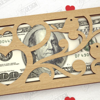 Intra απο ξύλο plywood 3mm-4mm πάχος – Κάτοχος χρημάτων για την ημέρα του Αγίου Βαλεντίνου | Ιδέα δώρου Δίασταση  20x20 cm INTRAFABR-111357906 - Image 1