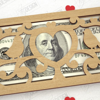 Intra απο ξύλο plywood 3mm-4mm πάχος – Κάτοχος χρημάτων για την ημέρα του Αγίου Βαλεντίνου | Ιδέα δώρου Δίασταση  20x20 cm INTRAFABR-111357941 - Image 1