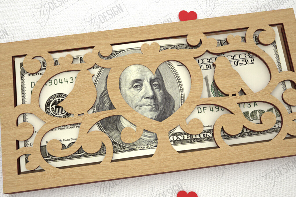 Intra απο ξύλο plywood 3mm-4mm πάχος – Κάτοχος χρημάτων για την ημέρα του Αγίου Βαλεντίνου | Ιδέα δώρου Δίασταση  20x20 cm INTRAFABR-111357941