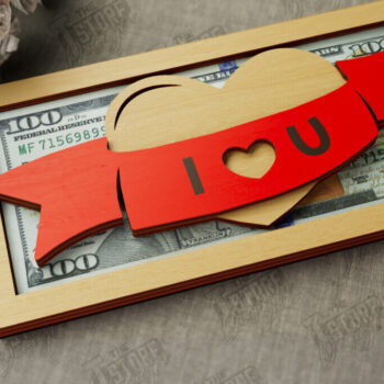 Intra απο ξύλο plywood 3mm-4mm πάχος – Πακέτο κατόχων χρημάτων για την ημέρα του Αγίου Βαλεντίνου Δίασταση  20x20 cm INTRAFABR-112499179 - Image 5