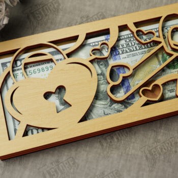 Intra απο ξύλο plywood 3mm-4mm πάχος – Πακέτο κατόχων χρημάτων για την ημέρα του Αγίου Βαλεντίνου Δίασταση  20x20 cm INTRAFABR-112499179 - Image 6