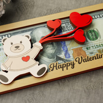 Intra απο ξύλο plywood 3mm-4mm πάχος – Πακέτο κατόχων χρημάτων για την ημέρα του Αγίου Βαλεντίνου Δίασταση  20x20 cm INTRAFABR-112499179 - Image 8