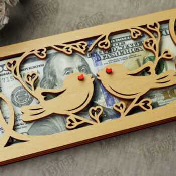 Intra απο ξύλο plywood 3mm-4mm πάχος – Πακέτο κατόχων χρημάτων για την ημέρα του Αγίου Βαλεντίνου Δίασταση  20x20 cm INTRAFABR-112499179 - Image 9