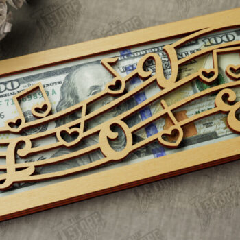 Intra απο ξύλο plywood 3mm-4mm πάχος – Πακέτο κατόχων χρημάτων για την ημέρα του Αγίου Βαλεντίνου Δίασταση  20x20 cm INTRAFABR-112499179 - Image 11