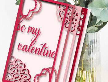 Intra απο ξύλο plywood 3mm-4mm πάχος – Κόλλα μόνο για την ημέρα του Αγίου Βαλεντίνου Αρχείο 837 Δίασταση  20x20 cm INTRAFABR-115121935 - Image 2