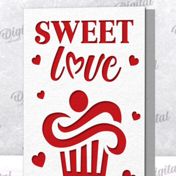 Intra απο ξύλο plywood 3mm-4mm πάχος – Χαρτί κάρτα για την ημέρα του Αγίου Βαλεντίνου. Αγαπήστε το Δίασταση  20x20 cm INTRAFABR-114392572 - Image 1