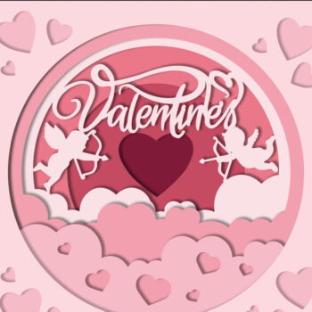 Intra απο ξύλο plywood 3mm-4mm πάχος – Δώρο δέσμης κοπής χαρτιού για την ημέρα του Αγίου Βαλεντίνου Δίασταση  20x20 cm INTRAFABR-57529807 - Image 7