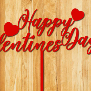 Intra απο ξύλο plywood 3mm-4mm πάχος – Διακόσμηση για πάρτι για την ημέρα του Αγίου Βαλεντίνου Δίασταση  20x20 cm INTRAFABR-24252234 - Image 2