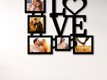 Intra απο ξύλο plywood 3mm-4mm πάχος – Πακέτο Κορνίζας για την Ημέρα του Αγίου Βαλεντίνου Δίασταση  20x20 cm INTRAFABR-86668282 - Image 2