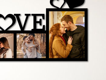 Intra απο ξύλο plywood 3mm-4mm πάχος – Πακέτο Κορνίζας για την Ημέρα του Αγίου Βαλεντίνου Δίασταση  20x20 cm INTRAFABR-86668282 - Image 3