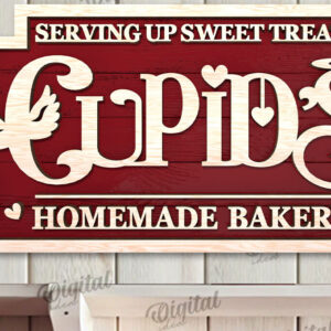 Intra απο ξύλο plywood 3mm-4mm πάχος – Κοπή με λέιζερ για την Ημέρα του Αγίου Βαλεντίνου Δίασταση  20x20 cm INTRAFABR-110382949