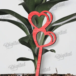 Intra απο ξύλο plywood 3mm-4mm πάχος – Κοπή με λέιζερ για την Ημέρα του Αγίου Βαλεντίνου Δίασταση  20x20 cm INTRAFABR-110381475